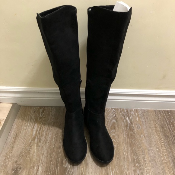 Black ALDO TUNWAN Tall Dress shoes/Boots for Women. - Picture 8 of 11